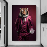 Gentleman in Pink Suit Tiger