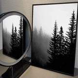 Black And White Trees