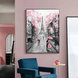 Pink Romantic  Paris Eiffel Tower