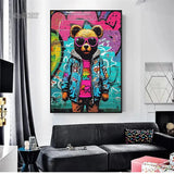 Street Graffiti Bear