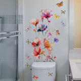 3D Colorful Flower Wall Stickers