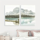 3pcs Mountain Lake Landscape