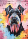 Colorful Graffiti Dog