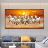 Running White Horses