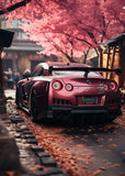 JDM Skyline Nissan Under the Cherry Trees