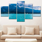 5 Pieces Nature Lake