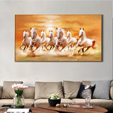 Running White Horses