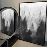 Black And White Trees