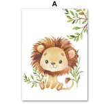 Animal  Nursery Wall Art