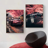 JDM Skyline Nissan Under the Cherry Trees