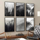 Black And White Trees