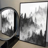 Black And White Trees