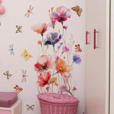 3D Colorful Flower Wall Stickers