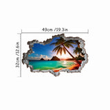 Sunshine Sea View Sticker