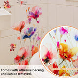 3D Colorful Flower Wall Stickers