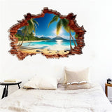 Sunshine Sea View Sticker