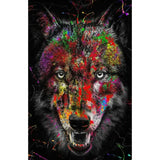 Abstract Watercolour Graffiti Animals