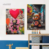 Street Graffiti Bear