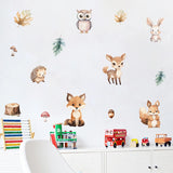 Cartoon Safari Animals Decals