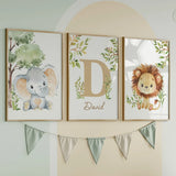 Animal  Nursery Wall Art