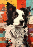 Colorful Graffiti Dog