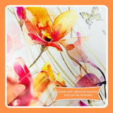 3D Colorful Flower Wall Stickers