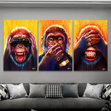 3pcs Monkey