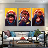 3pcs Monkey