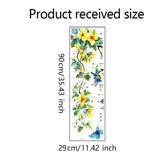 Yellow Flower Vine Stickers