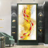 Chinese Style Lotus Koi Fish