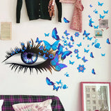 Beautiful Eye Butterfly Wall Stickers
