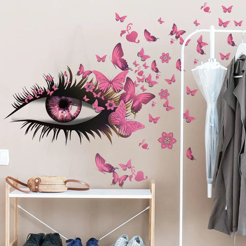 Beautiful Eye Butterfly Wall Stickers