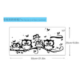 Owl On Tree Wall Sticker