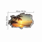 Sunshine Sea View Sticker