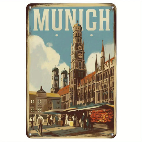 Munich Retro Bell Tower