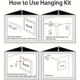 Black and White Abstract Canvas