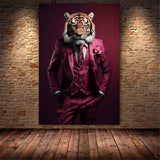Gentleman in Pink Suit Tiger