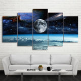 5 pcs Planet Canvas
