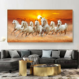 Running White Horses