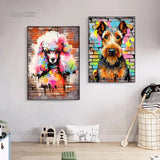 Colorful Graffiti Dog