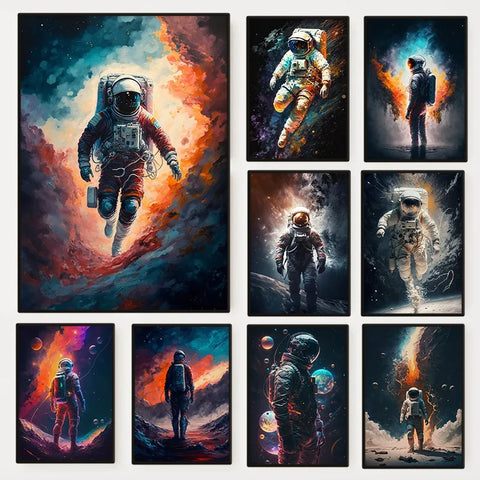 Outer Space Astronaut