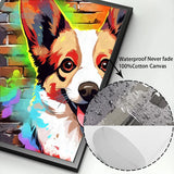 Colorful Graffiti Dog