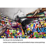 Abstract Art Two-handed Red Wine