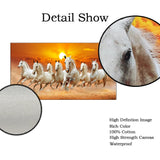 Running White Horses