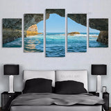 5pcs Landscape Canvas Painting Modern Wall Art Printed Picture Home Decor Mountain Sunset Wall Art for Living Room Decor Unframe