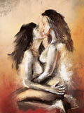 Nude Lovers Canvas