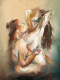 Nude Lovers Canvas