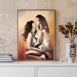 Nude Lovers Canvas