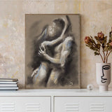 Nude Lovers Canvas