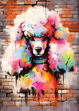 Colorful Graffiti Dog